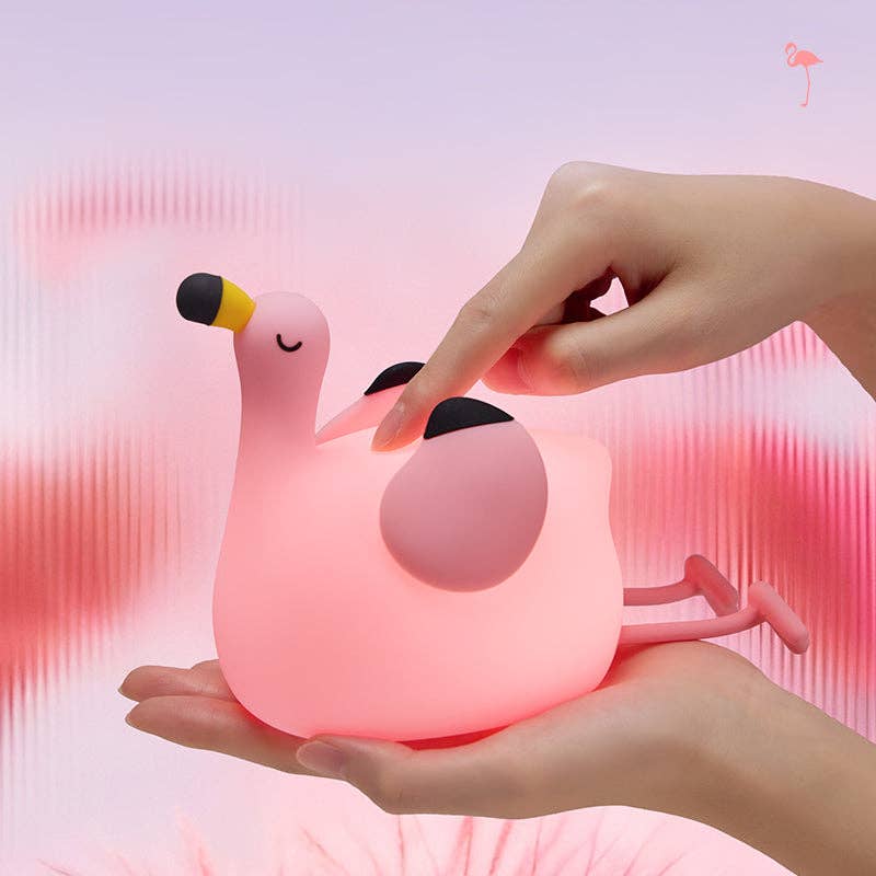 Nachtlampje Flamingo met 3 standen en 30 minuten timer