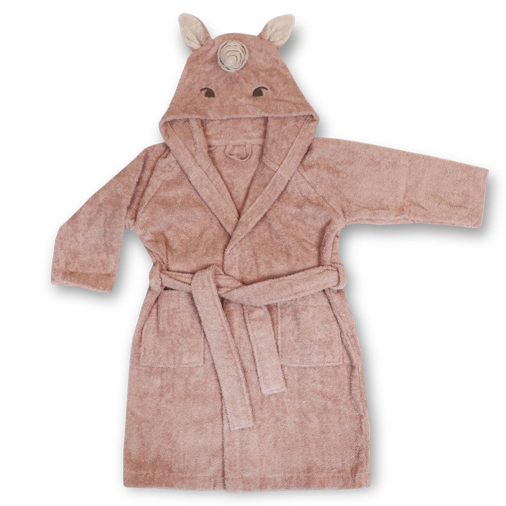 Superzachte badstof badjas (Roze Eenhoorn)