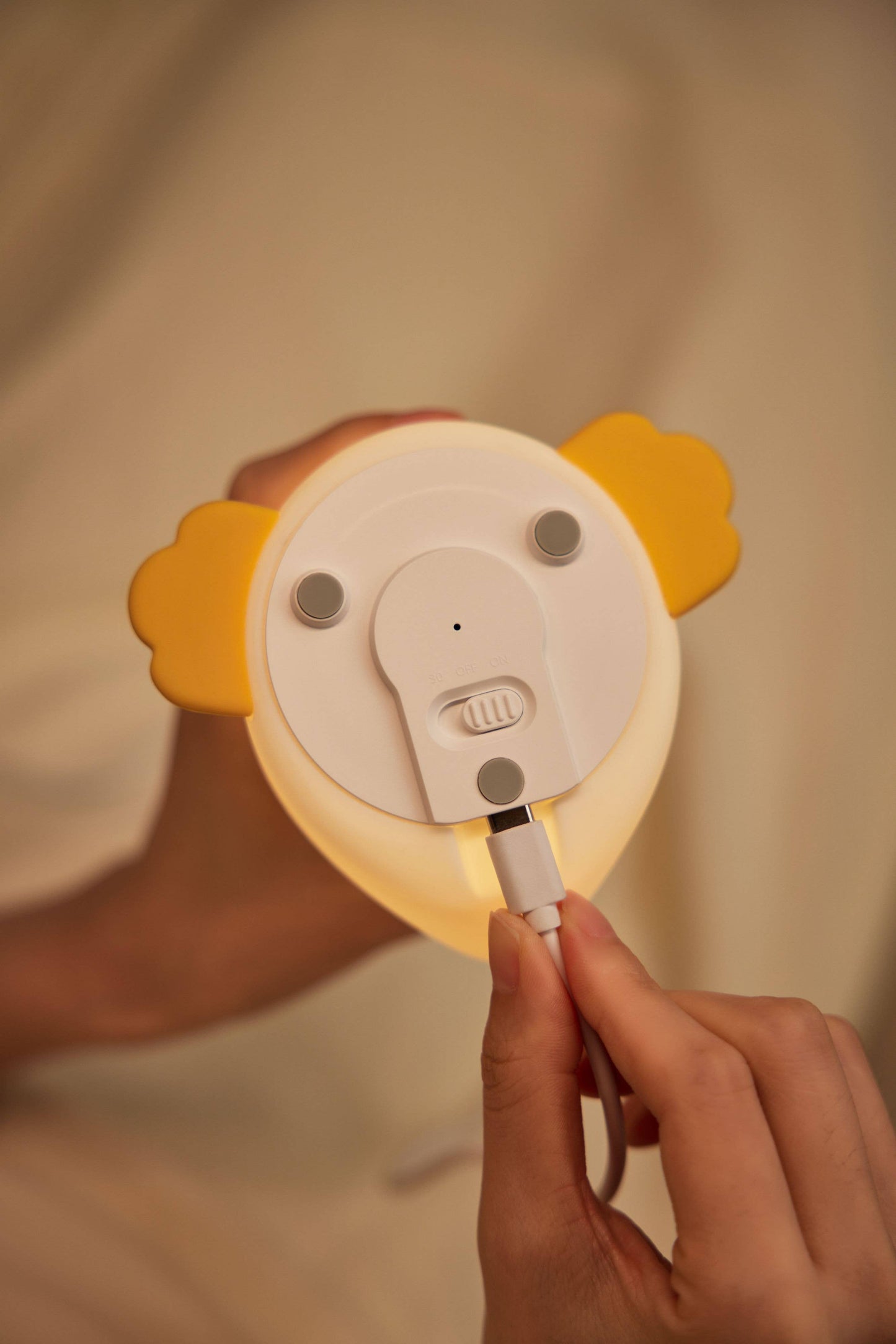 Voordeelset Verzwaringsknuffel met droom/slaapspray en nachtlamp Gans