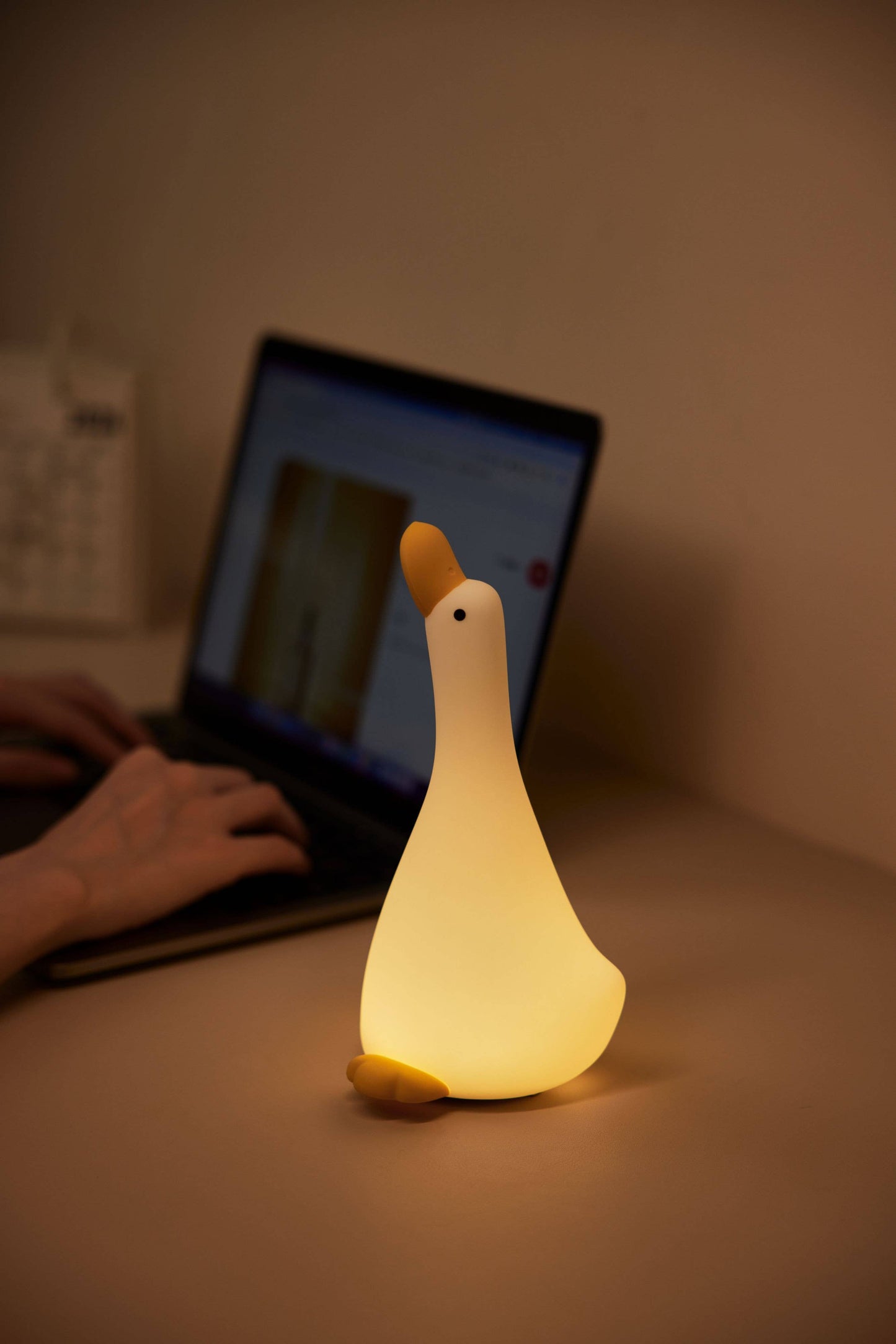 Nachtlampje Gans met 3 standen en 30 minuten timer