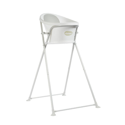 Voordeelset Babybad, standaard, badborstel en badkan Grijs