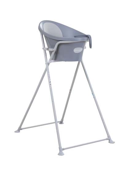 Setprijs badstandaard met babybad pepple grey