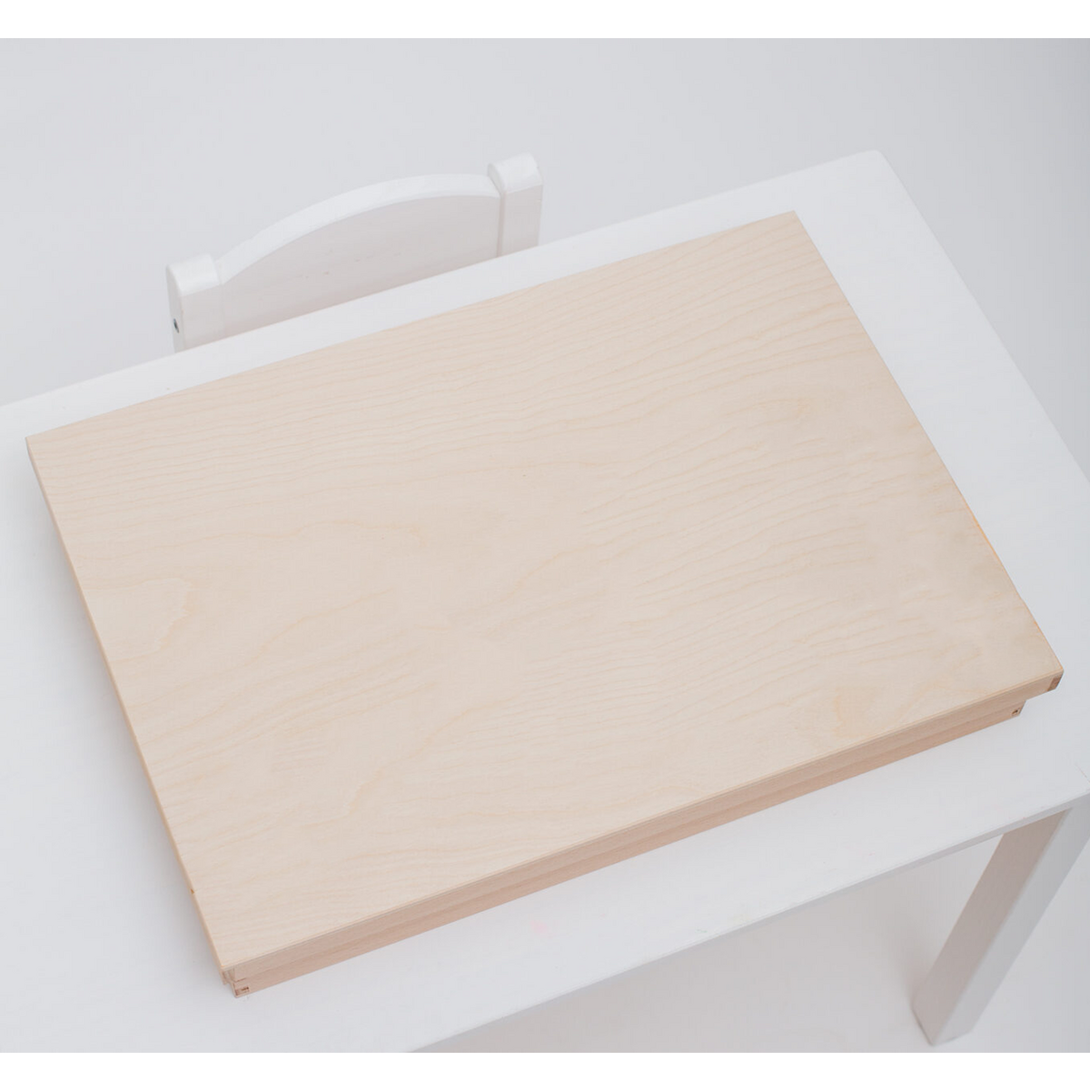 Houten speelbak, kinetisch zand en vultray